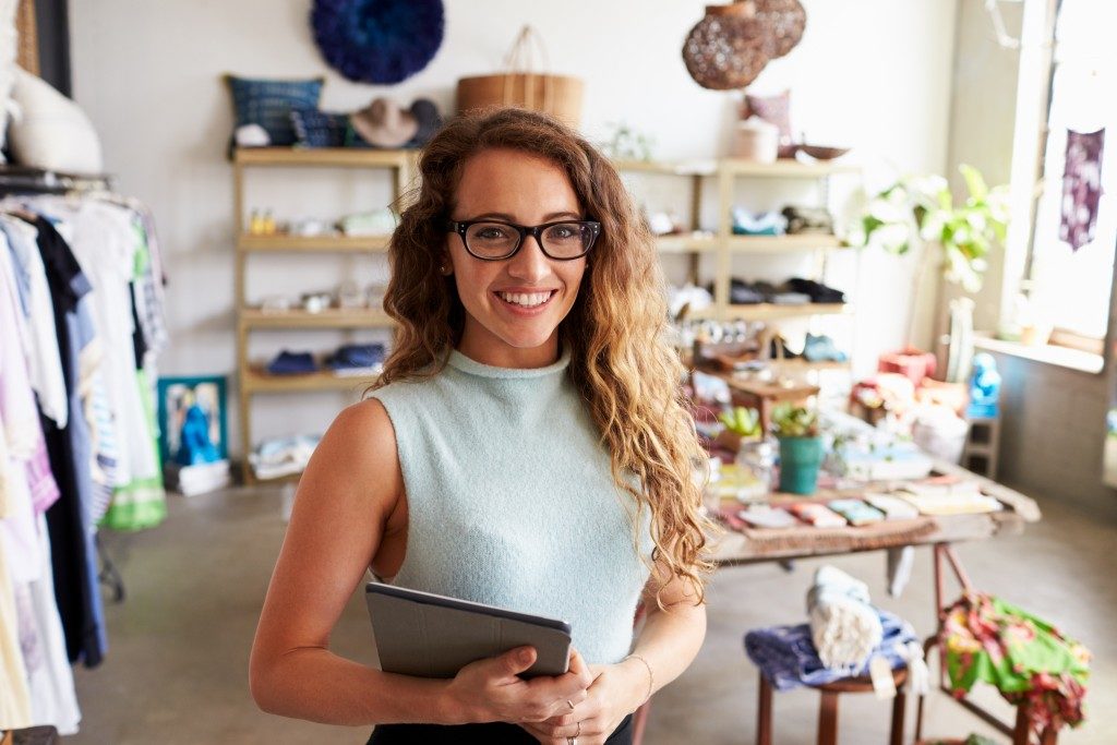 woman at her store